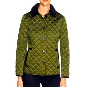 COPY - Burberry's iconic London quilted Ashurst jacket. Olive color